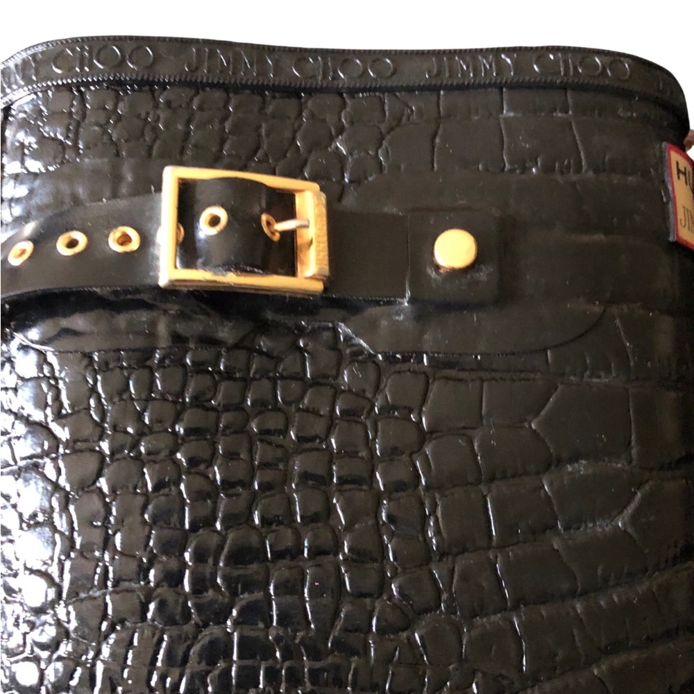 🌺🌺NEW🌺🌺JIMMY CHOO🌺CROC EMBOSSED🌺🌺 - Picture 2 of 15